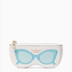 Kate Spade ♠️ Other Splash Sunglasses Holder Leather Case White Dove